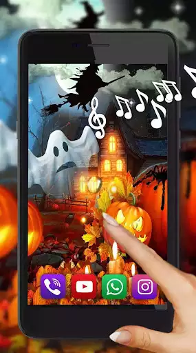 Play Halloween Night Live Wallpaper  and enjoy Halloween Night Live Wallpaper with UptoPlay