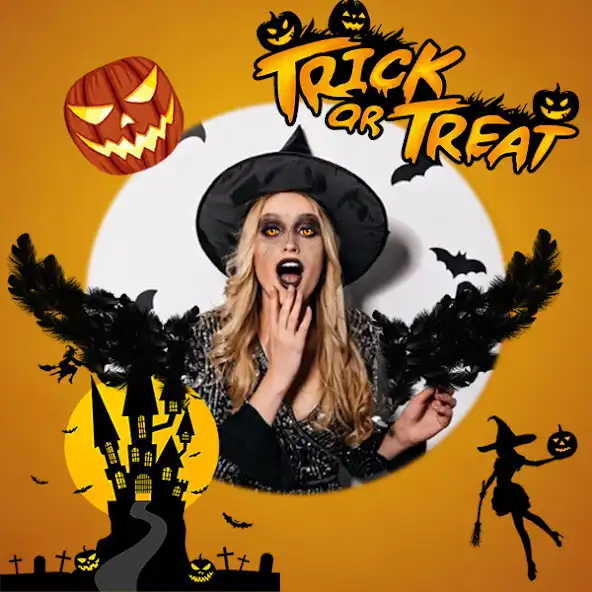 Play Halloween photo editor 2023 as an online game Halloween photo editor 2023 with UptoPlay