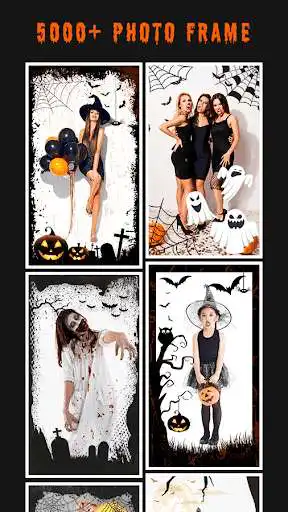 Play Halloween Photo Editor : Halloween Photo Frames as an online game Halloween Photo Editor : Halloween Photo Frames with UptoPlay