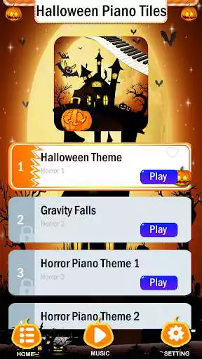 Play Halloween Piano Tiles