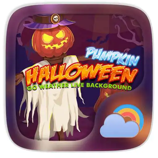 Free play online Halloween Pumpkin. GO Weather EX Theme  APK