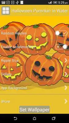 Play Halloween Pumpkin in water