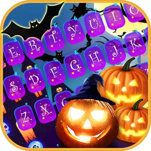 Free play online Halloween Pumpkin Keyboard Theme APK