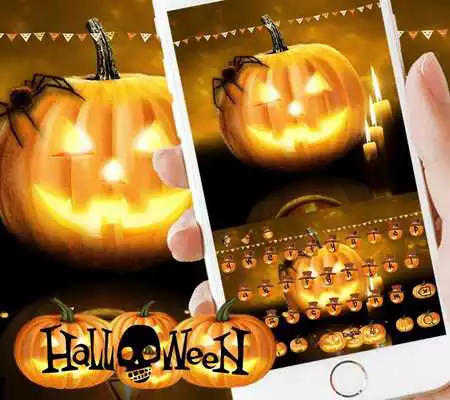 Play Halloween Pumpkin Keyboard Theme