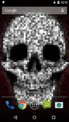 Play Halloween Skull Live Wallpaper