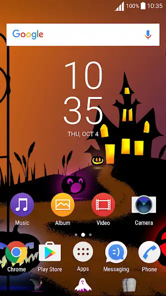 Play Halloweens Night Theme as an online game Halloweens Night Theme with UptoPlay