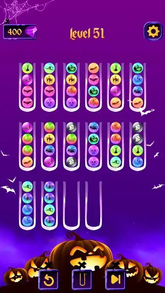 Play Halloween Sort-Halloween World as an online game Halloween Sort-Halloween World with UptoPlay