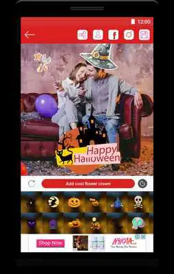 Play Halloween Sticker Photo Editor