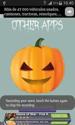 Play Halloween Talking Pumpkin