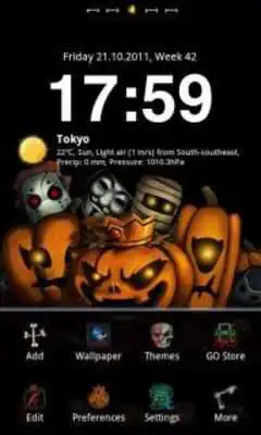 Play Halloween Theme GO Launcher EX