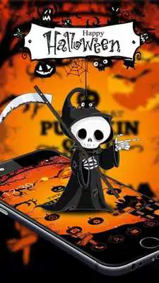 Play Halloween Theme launcher Graffiti
