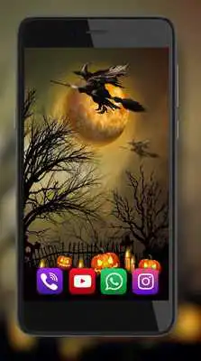 Play Halloween Witches 2019 live wallpaper