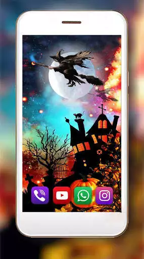 Play Halloween Witches 2021 LWP as an online game Halloween Witches 2021 LWP with UptoPlay