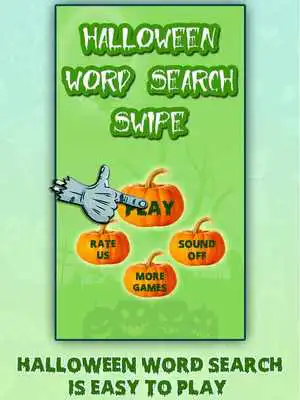 Play Halloween Word Search Swipe