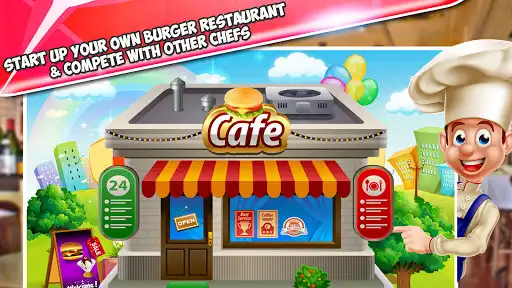 Play Hamburger Stars - Foot Court Mania as an online game Hamburger Stars - Foot Court Mania with UptoPlay