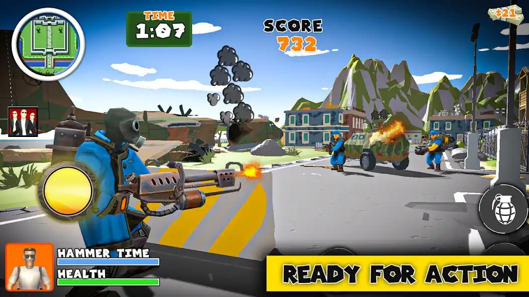 Play Hammer Crime Gun Shooting Game as an online game Hammer Crime Gun Shooting Game with UptoPlay