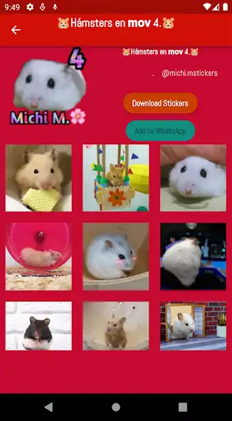 Play Hamster Stickers as an online game Hamster Stickers with UptoPlay