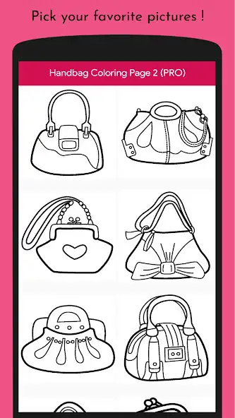 Play Handbag Coloring Book  and enjoy Handbag Coloring Book with UptoPlay