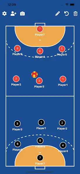 Play Handball Tactic Board as an online game Handball Tactic Board with UptoPlay
