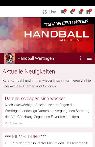 Play Handball Wertingen  and enjoy Handball Wertingen with UptoPlay