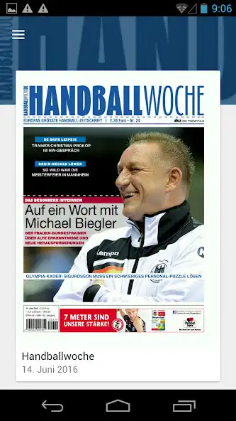 Play Handballwoche ePaper as an online game Handballwoche ePaper with UptoPlay