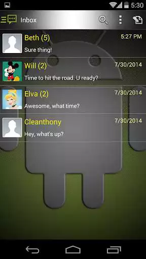 Play Handcent 6 Skin Android
