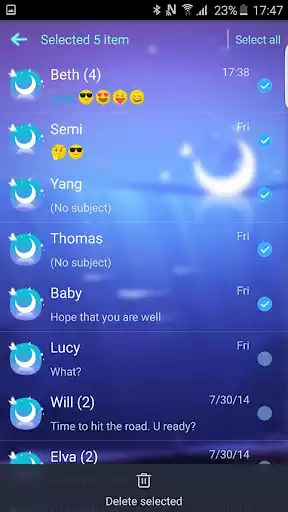 Play Handcent NextSMS Skin MoonBay as an online game Handcent NextSMS Skin MoonBay with UptoPlay