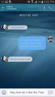 Play Handcent NextSMS Skin Style 8