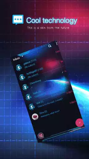 Play Handcent Skin Cool Technology  and enjoy Handcent Skin Cool Technology with UptoPlay