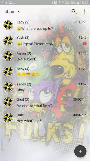 Play Handcent Skin (Graffiti)