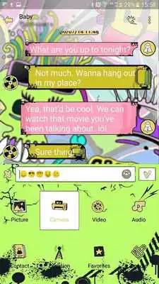 Play Handcent Skin (Graffiti)