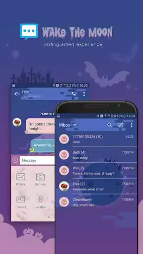 Play Handcent Skin Wake The Moon  and enjoy Handcent Skin Wake The Moon with UptoPlay