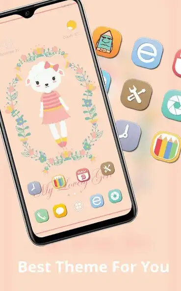 Play Hand drawing pink cute cartoon girl theme as an online game Hand drawing pink cute cartoon girl theme with UptoPlay