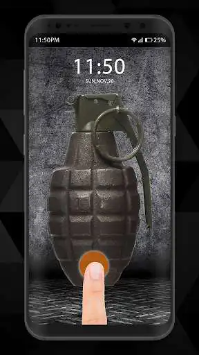 Play Hand Grenade Lock Screen 2018  and enjoy Hand Grenade Lock Screen 2018 with UptoPlay