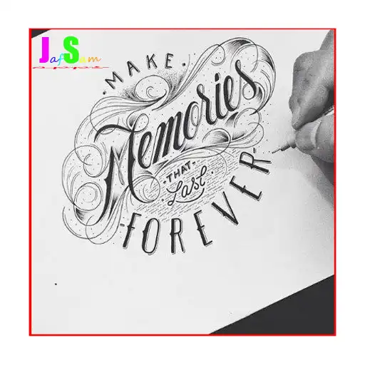 Free play online Hand Lettering Designs APK