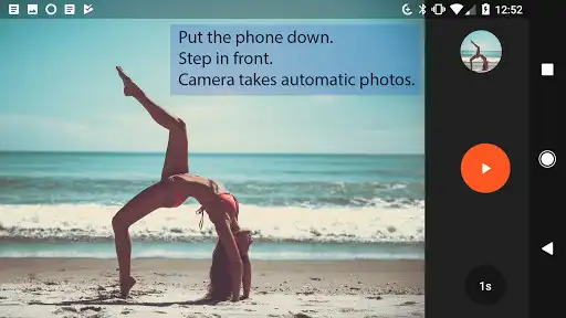 Play Hands-Free Selfie Camera (Intervalometer) as an online game Hands-Free Selfie Camera (Intervalometer) with UptoPlay