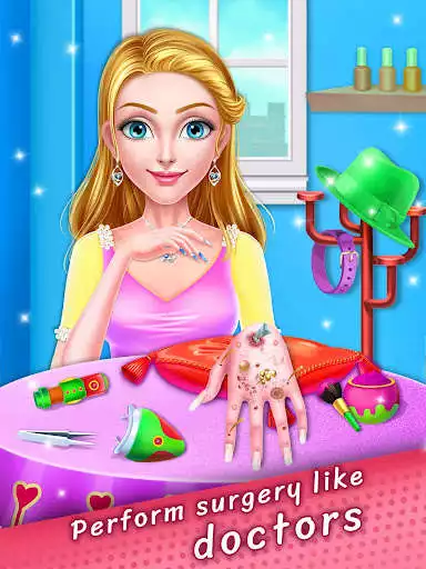Play Hand Skin Doctor - Hospital Game  and enjoy Hand Skin Doctor - Hospital Game with UptoPlay