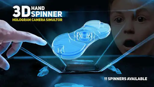 Play Hand spinner 3d - hologram pyramid as an online game Hand spinner 3d - hologram pyramid with UptoPlay