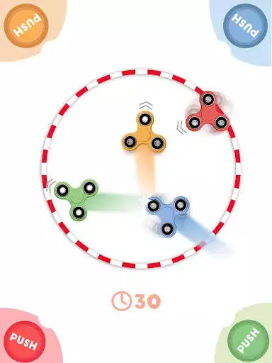 Play Hand Spinner : 4 players game  and enjoy Hand Spinner : 4 players game with UptoPlay