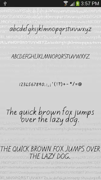 Play Handwritten fonts for FlipFont as an online game Handwritten fonts for FlipFont with UptoPlay