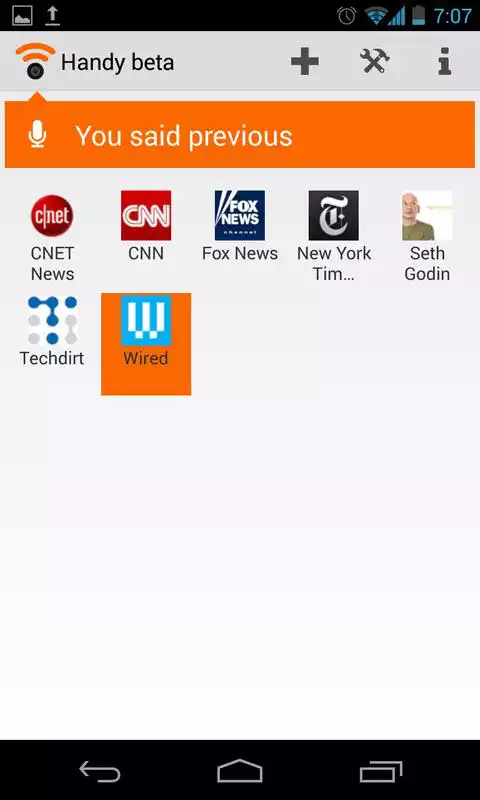 Play Handy feed reader beta