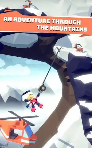 Play Hang Line: Mountain Climber as an online game Hang Line: Mountain Climber with UptoPlay
