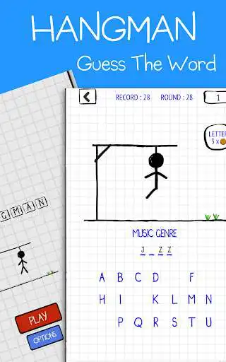 Play Hangman : Classic Word Game  and enjoy Hangman : Classic Word Game with UptoPlay