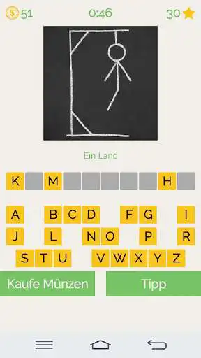 Play Hangman German as an online game Hangman German with UptoPlay