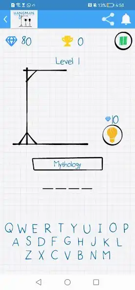 Play Hangman - Just word guessing  and enjoy Hangman - Just word guessing with UptoPlay