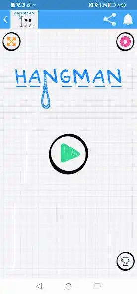 Play Hangman - Just word guessing as an online game Hangman - Just word guessing with UptoPlay