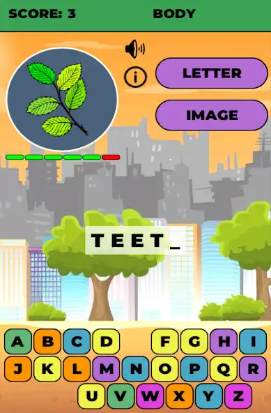 Play HANGMAN KIDS 2 as an online game HANGMAN KIDS 2 with UptoPlay