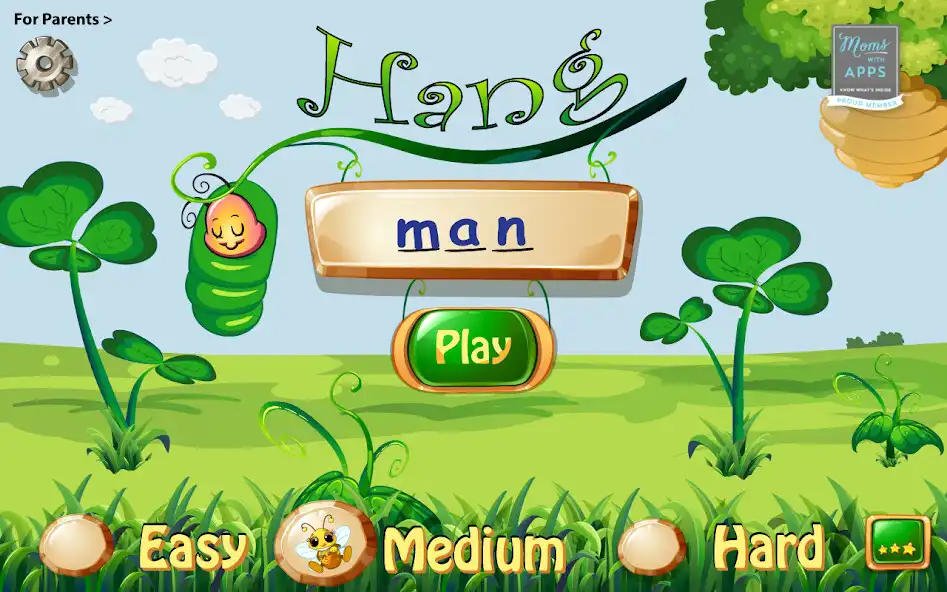 Play Hangman Kids App for Spelling Word Practice  and enjoy Hangman Kids App for Spelling Word Practice with UptoPlay