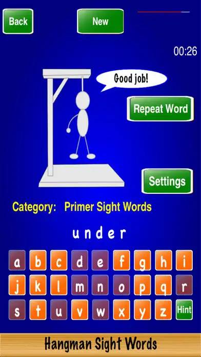 Play Hangman Sight Words  and enjoy Hangman Sight Words with UptoPlay