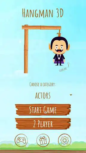 Play Hangman with hints! as an online game Hangman with hints! with UptoPlay